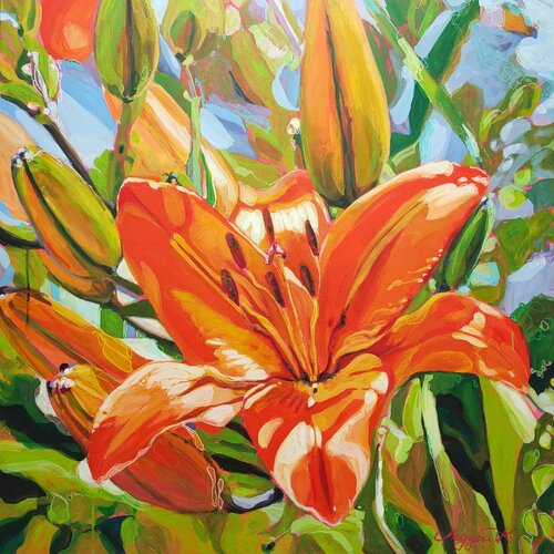 Can't Take My Eyes Off You by Krisztina Megyeri, Painting for Sale on Select