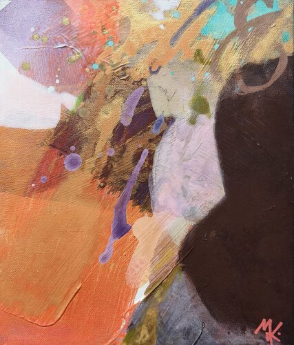 Verso La Calma - Towards Calmness by Krisztina Megyeri, Painting for Sale on Select
