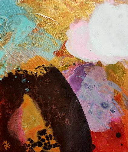 Secret Geography by Krisztina Megyeri, Painting for Sale on Select