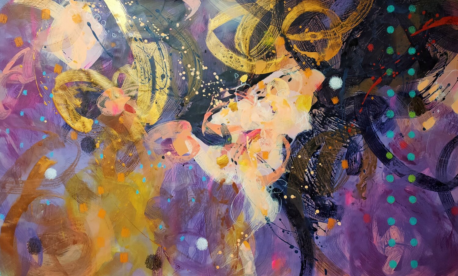 Where the Light Rests Between Shadows Krisztina Megyeri Original painting for sale