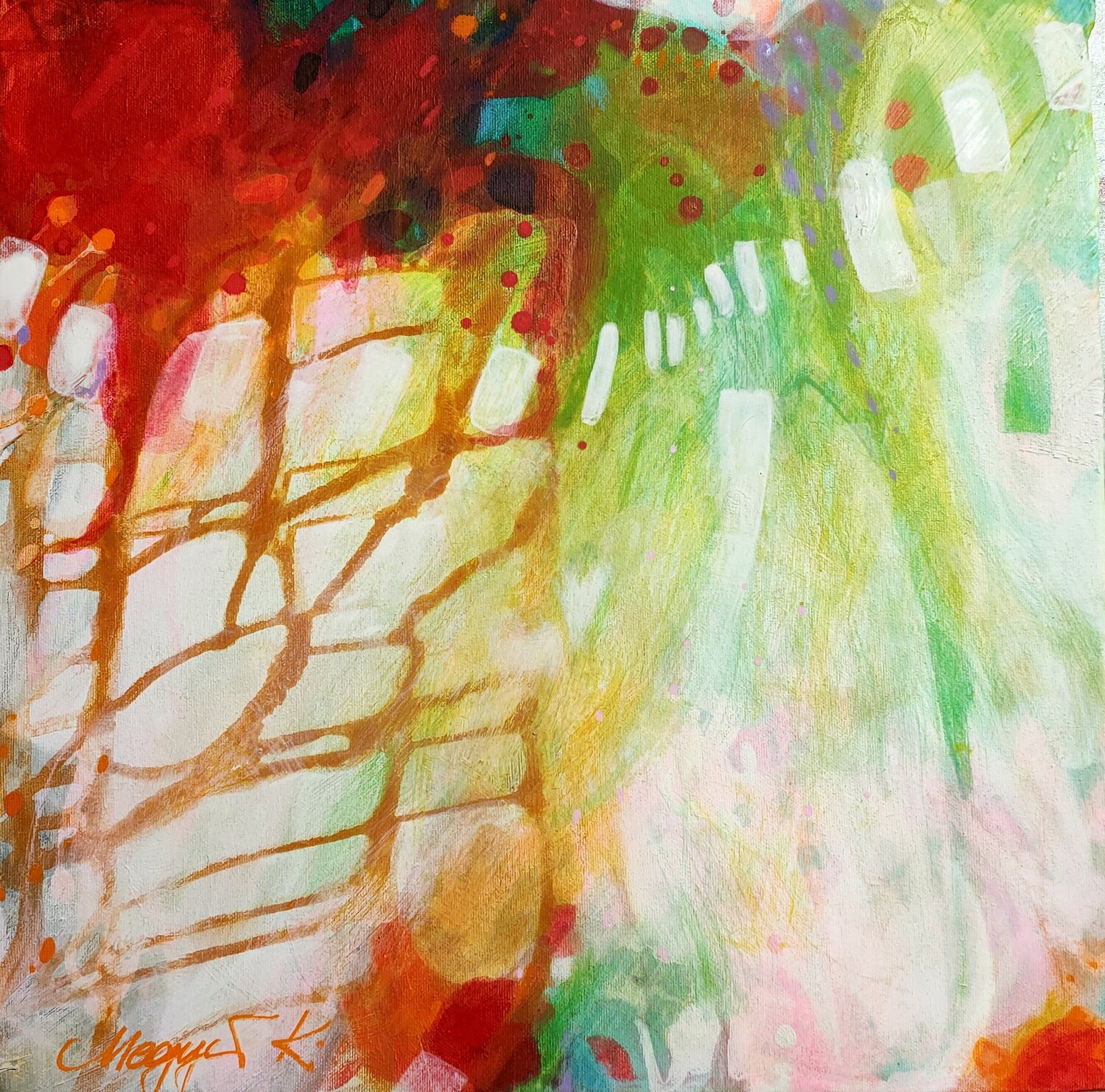 Tango Nights Krisztina Megyeri Original painting for sale