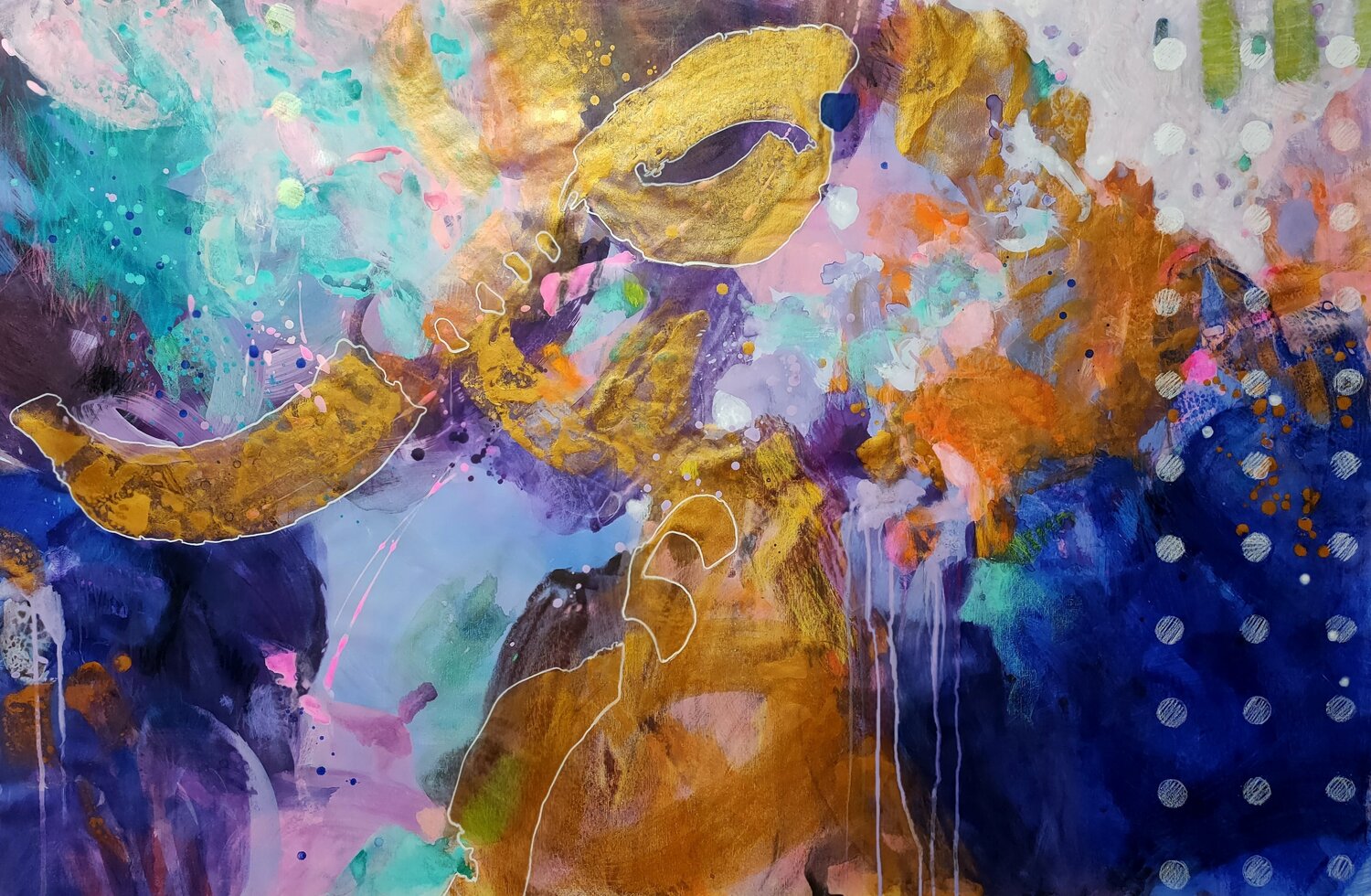 Wild Thing Krisztina Megyeri Original painting for sale