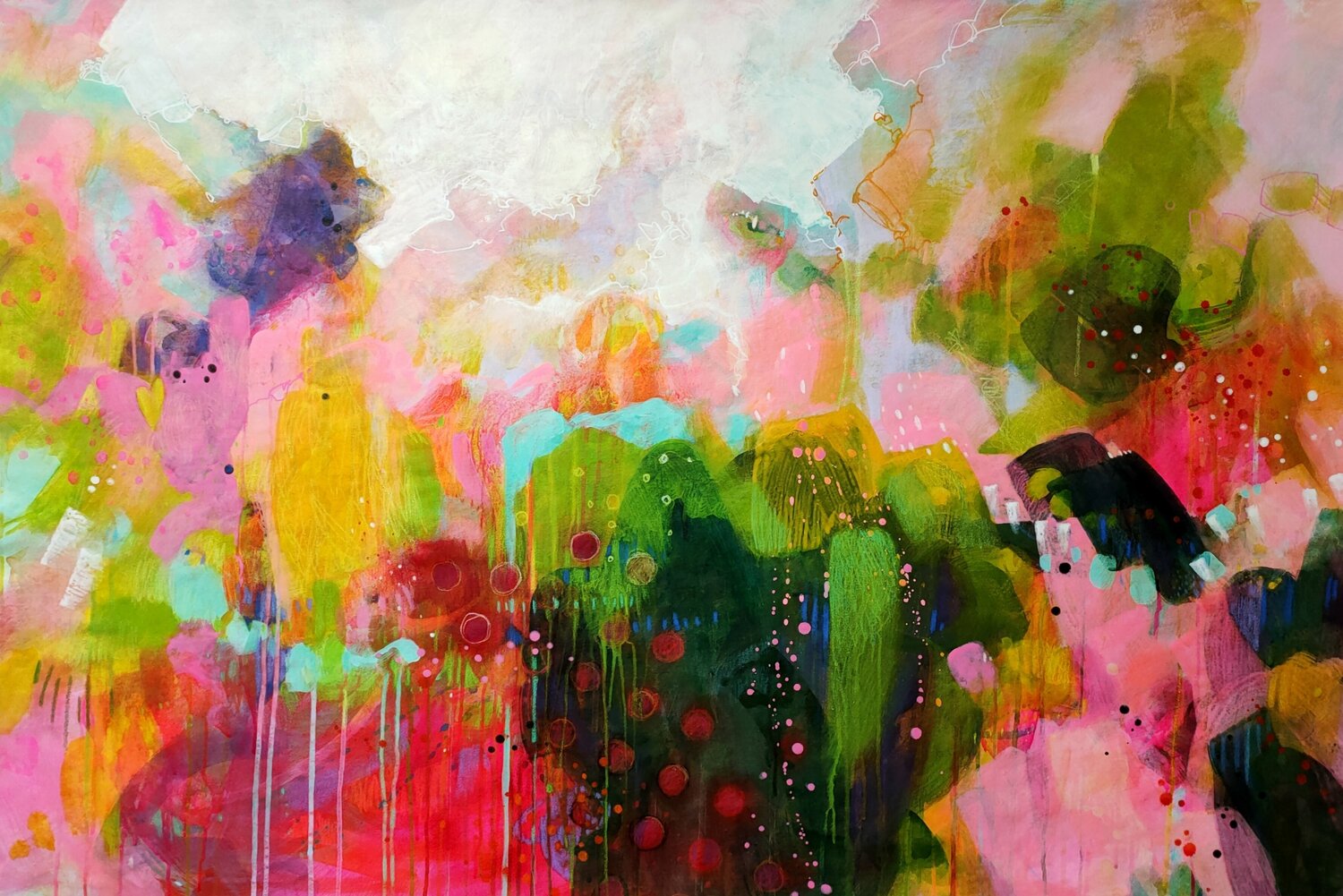 In a Land of Fantasy Krisztina Megyeri Original painting for sale