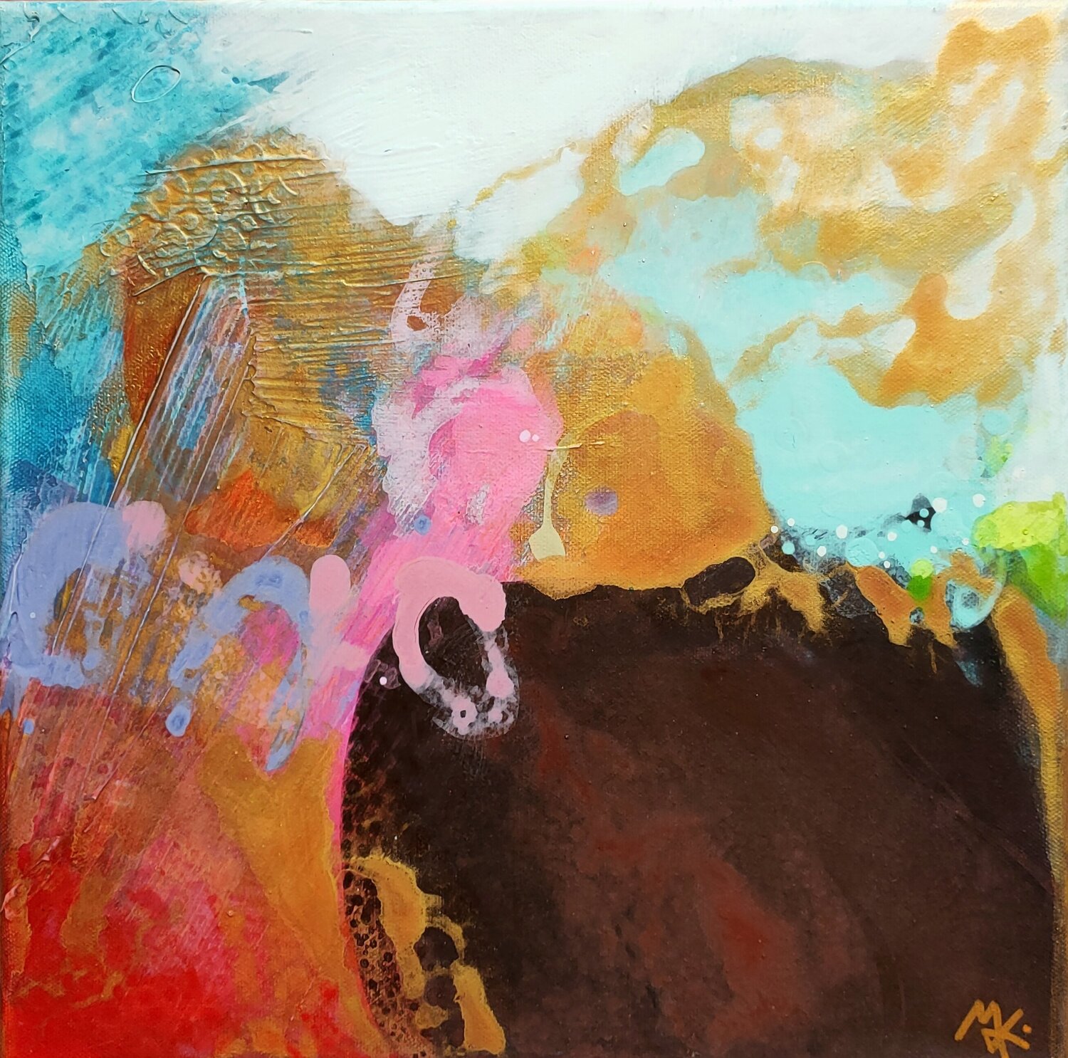 Un nuovo Equilibrio Krisztina Megyeri Original painting for sale
