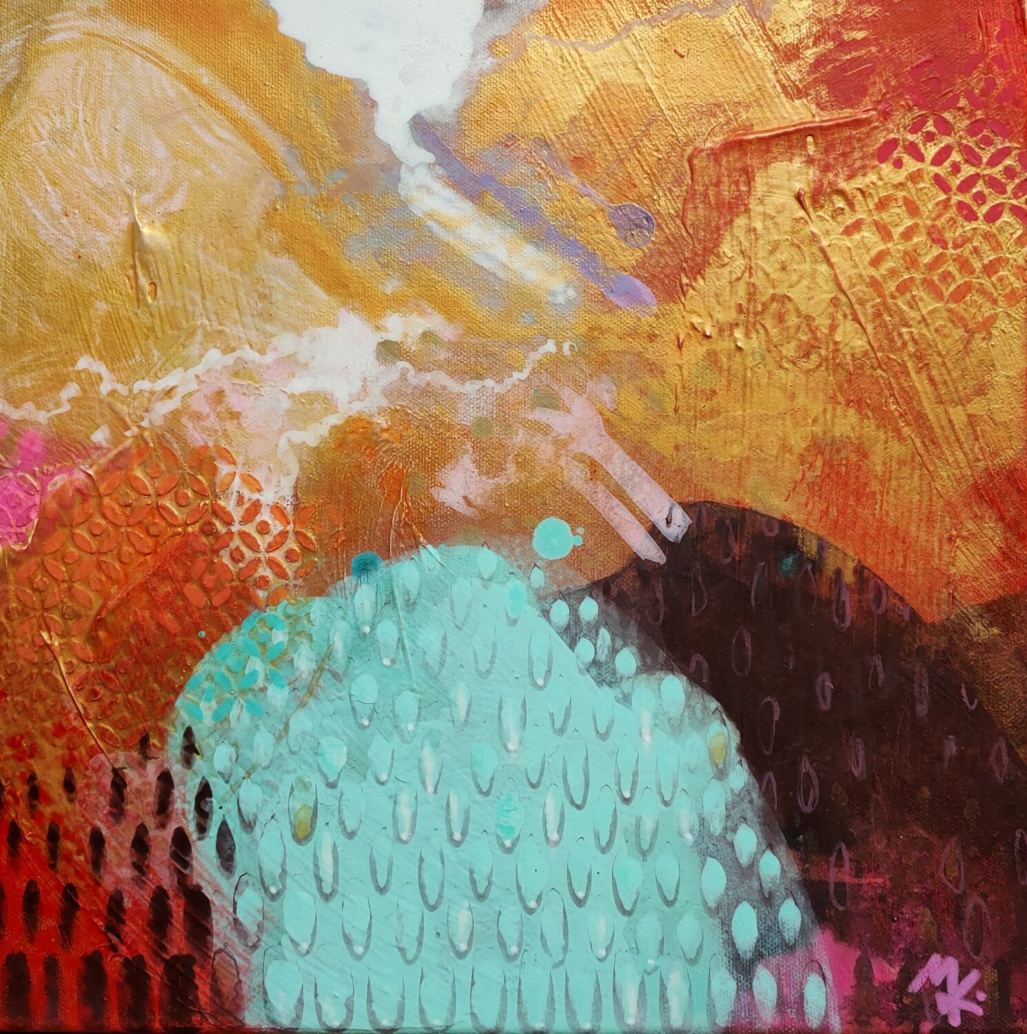 Il Punto di Apertura - Opening Point Krisztina Megyeri Original painting for sale
