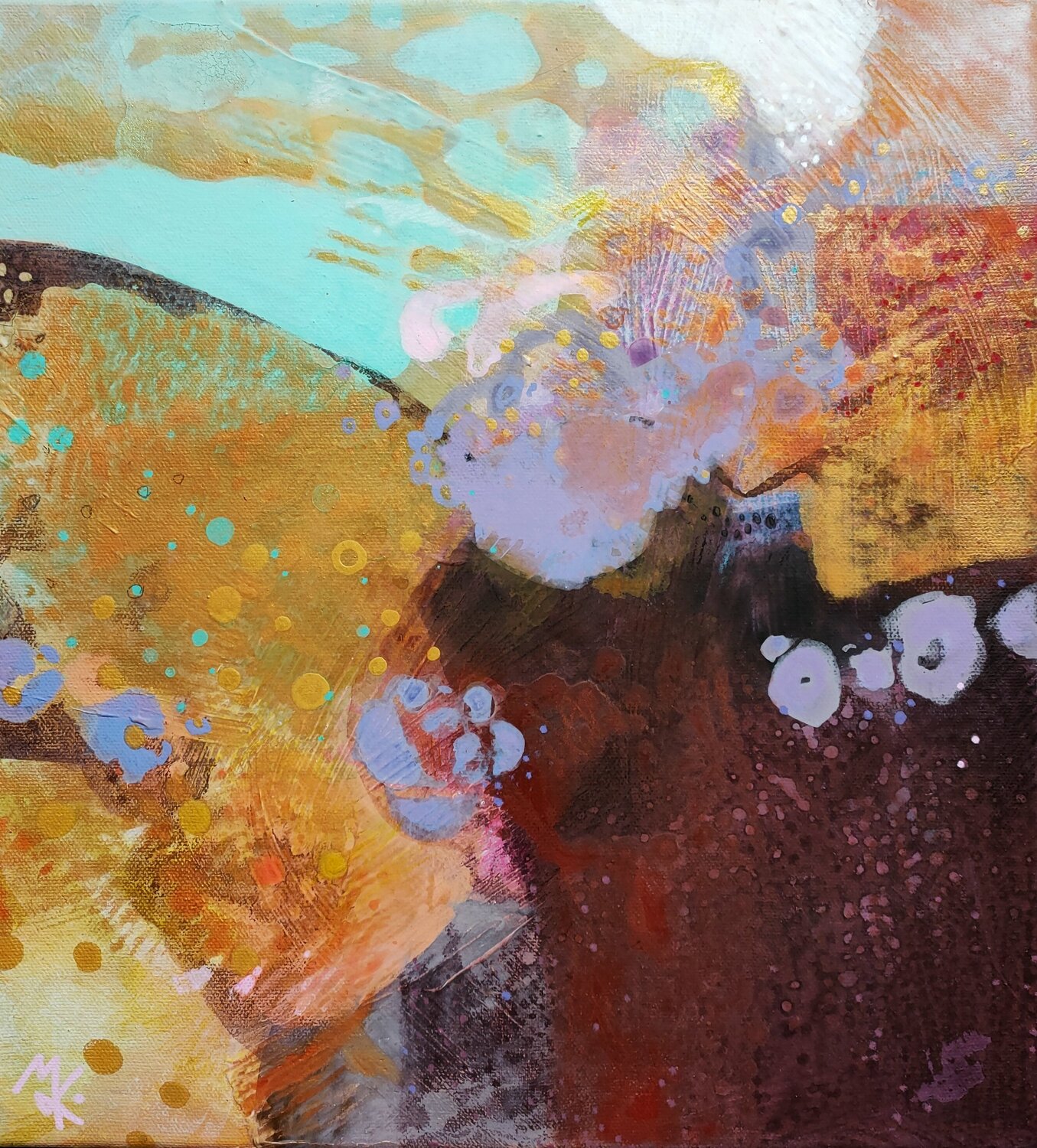 Luogo Segreto - Secret Place Krisztina Megyeri Original painting for sale