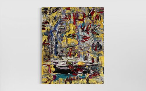 Bearing Gold by S. Bothé, Painting for Sale on Select