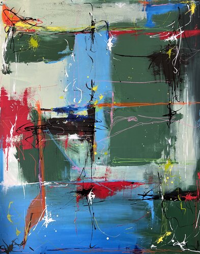 Grafitti 3 by Lynn MacDonald, Painting for Sale on Select