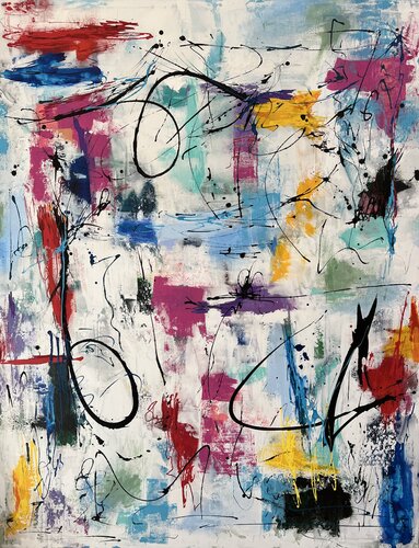 Grafitti 2 by Lynn MacDonald, Painting for Sale on Select