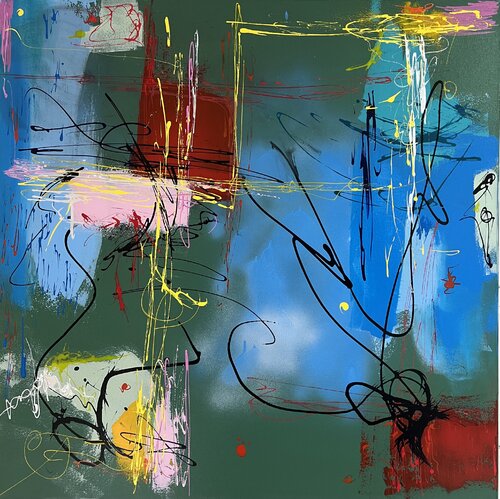 Grafitti 10 by Lynn MacDonald, Painting for Sale on Select