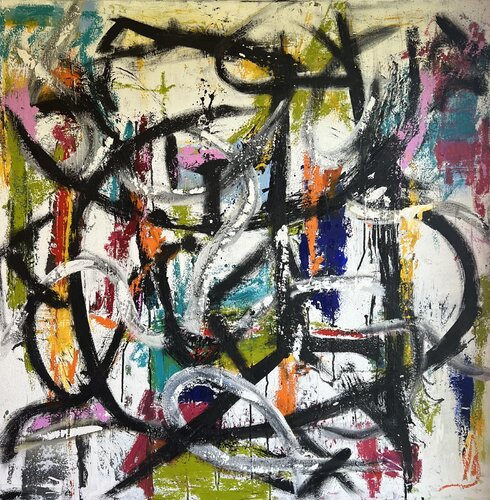 Going in Circles by Lynn MacDonald, Painting for Sale on Select