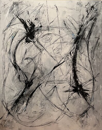 Just Scribbling by Lynn MacDonald, Painting for Sale on Select