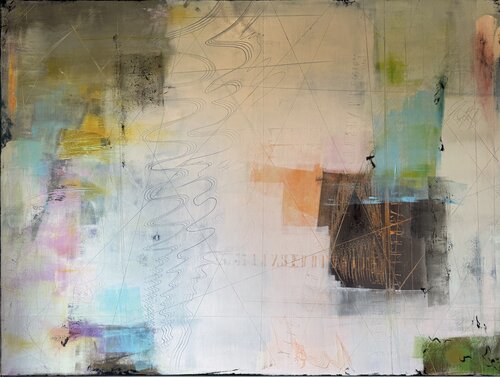 Color Collage by Lynn MacDonald, Painting for Sale on Select