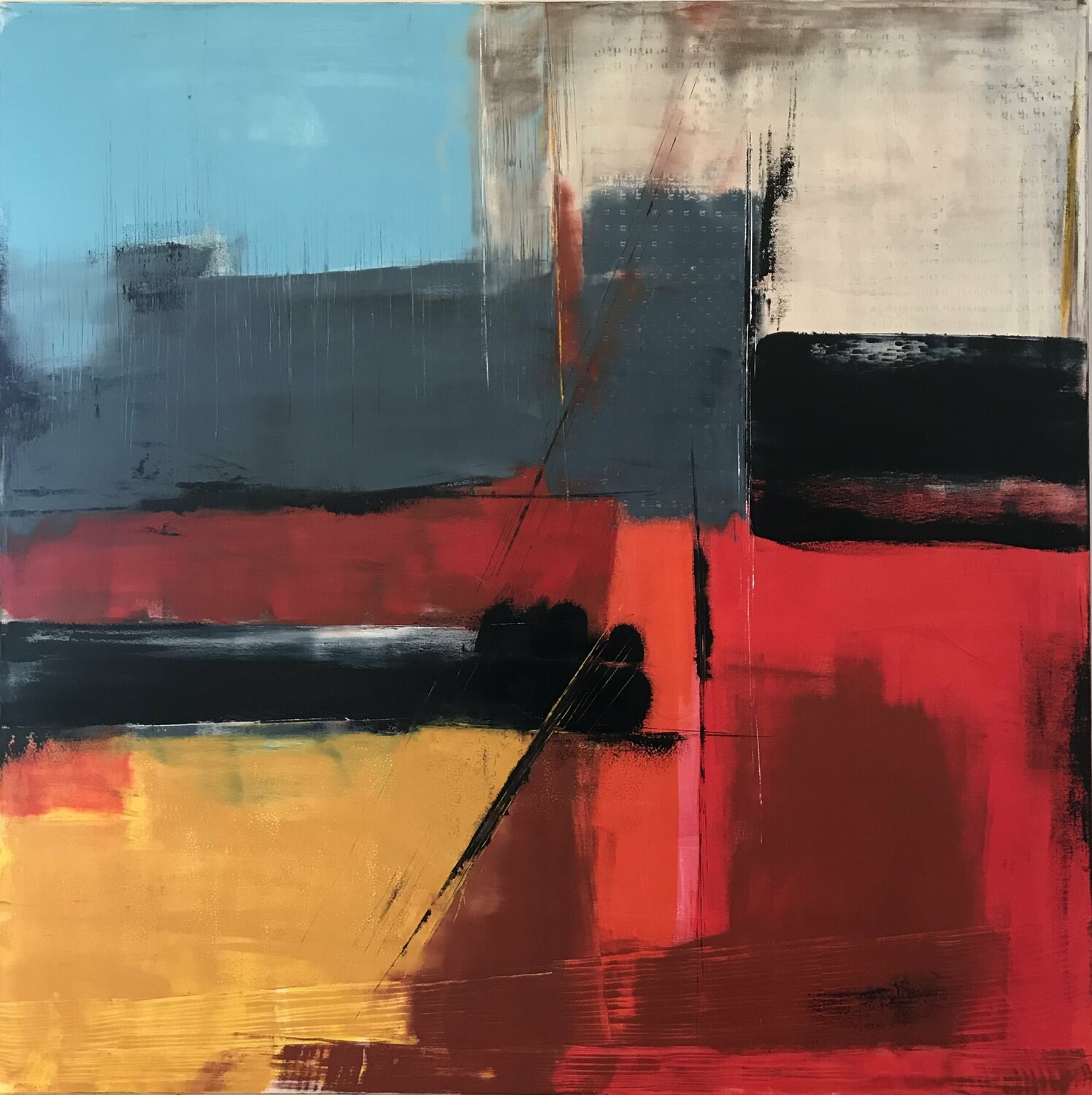Color Blocks 104 Lynn MacDonald Original painting for sale