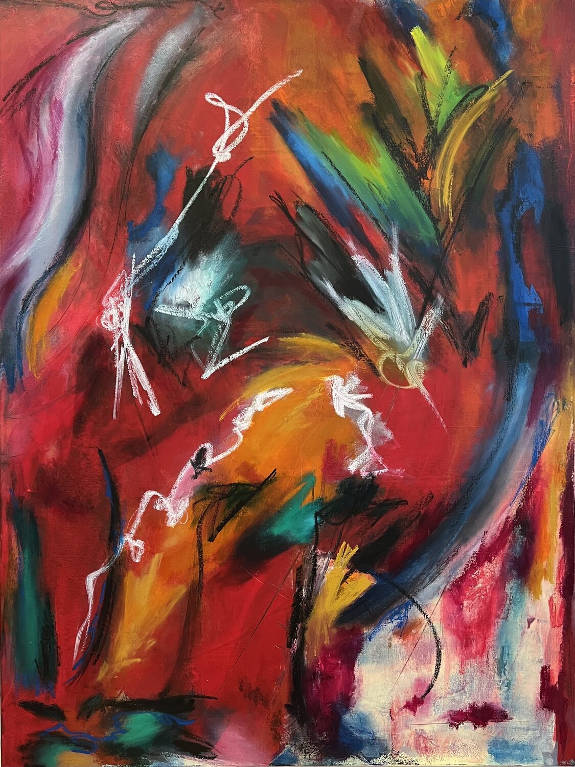 Cacophony Lynn MacDonald Original painting for sale