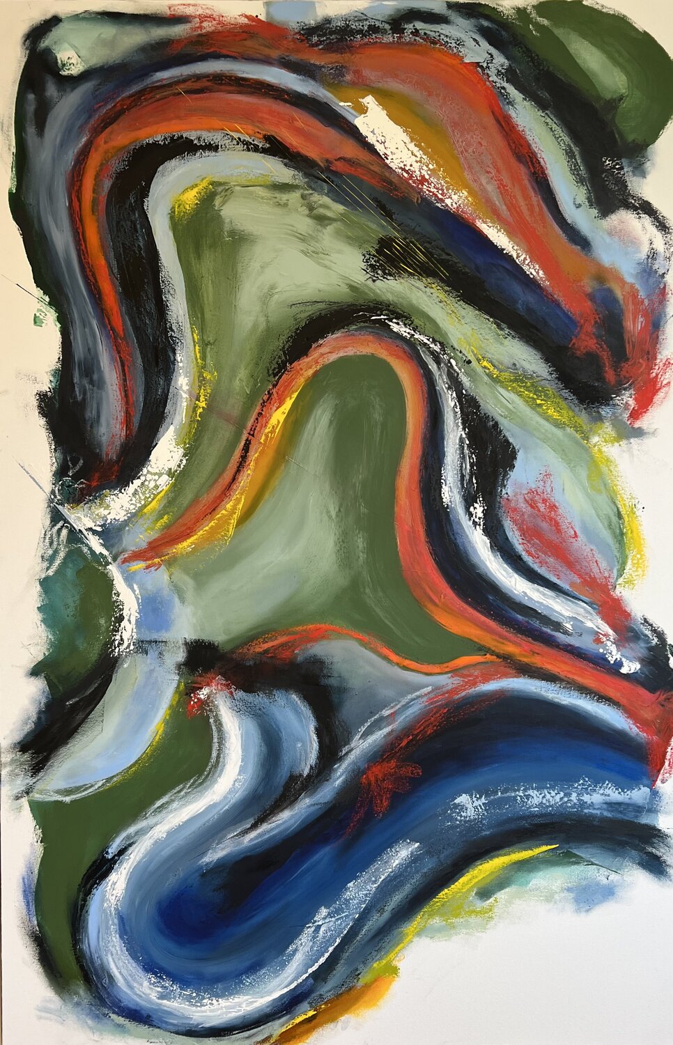 Topography Lynn MacDonald Original painting for sale