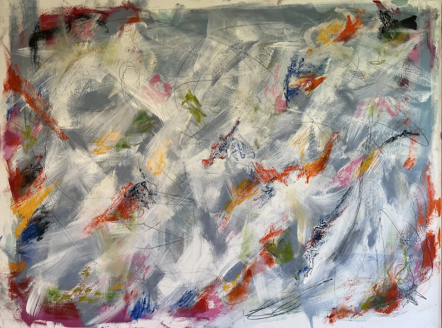Peeking Through Lynn MacDonald Original painting for sale
