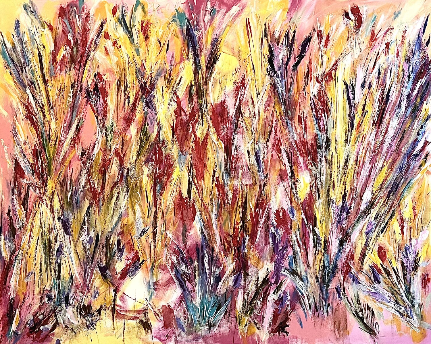 Ablaze Lynn MacDonald Original painting for sale