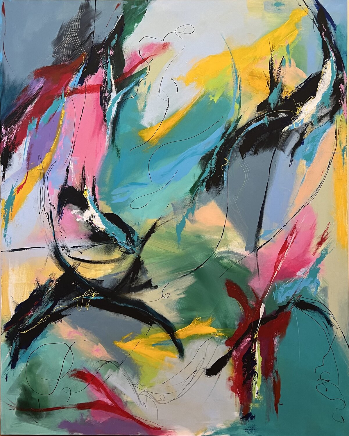 Dancing Lynn MacDonald Original painting for sale