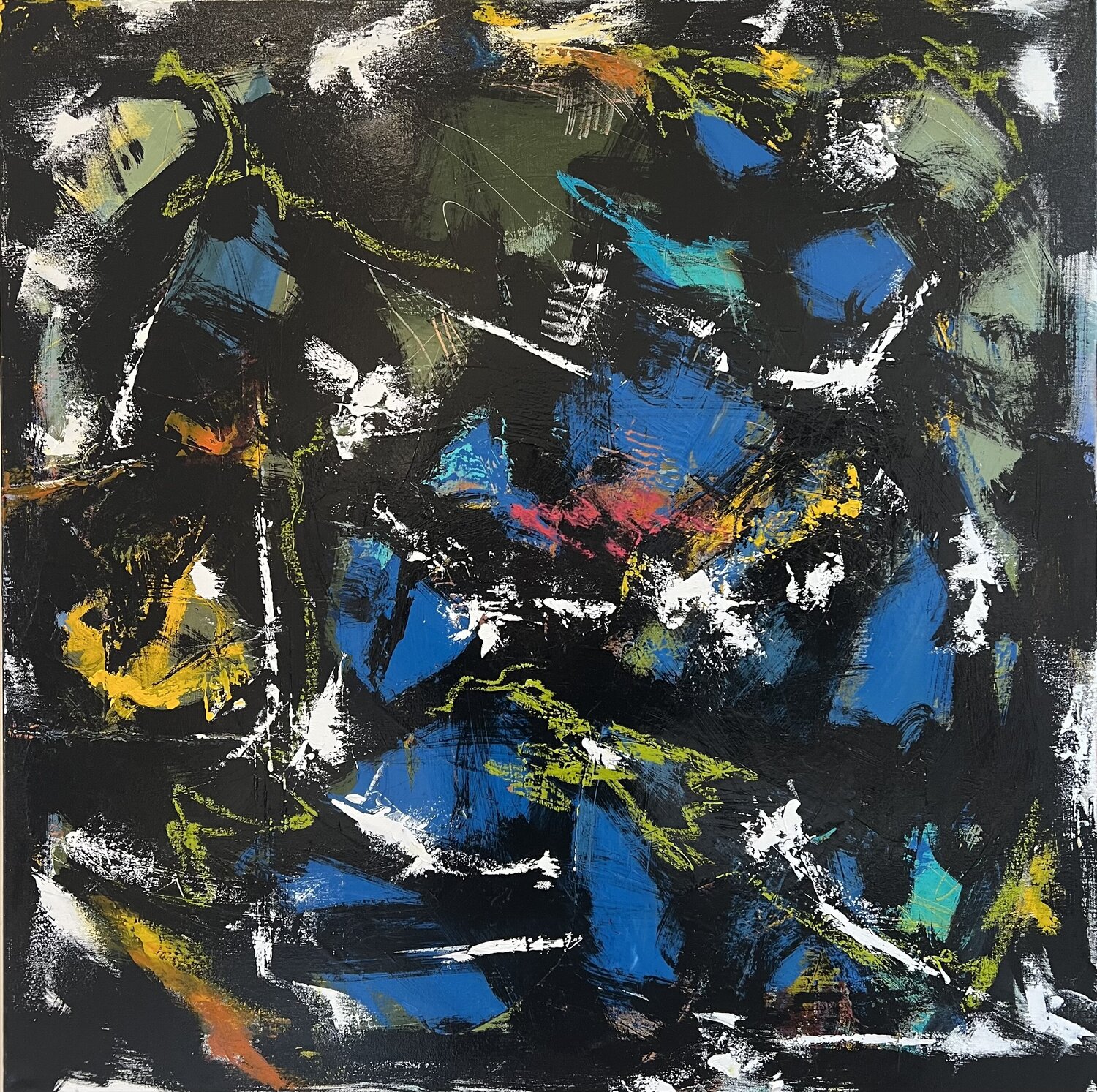 Broken Darkness Lynn MacDonald Original painting for sale