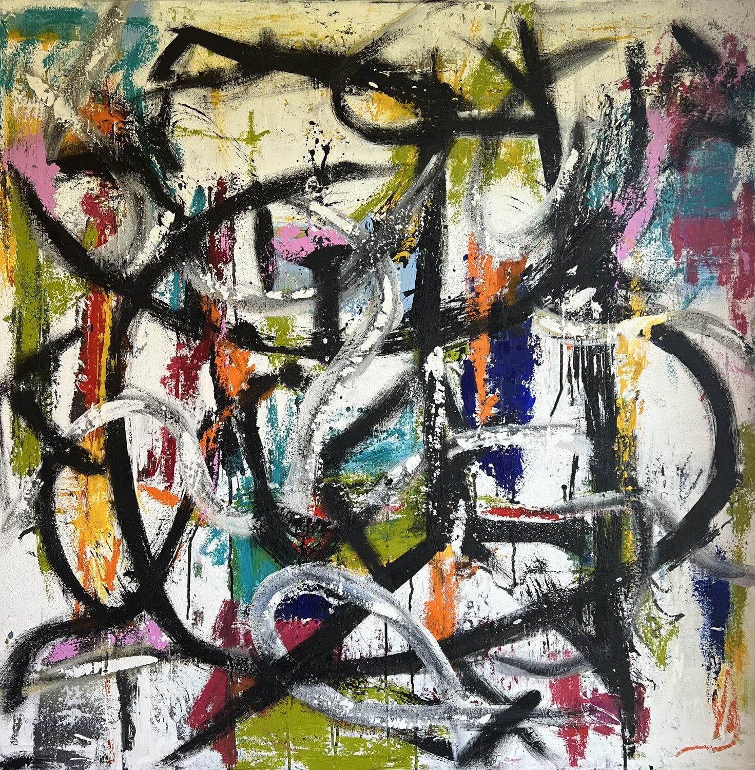 Going in Circles Lynn MacDonald Original painting for sale