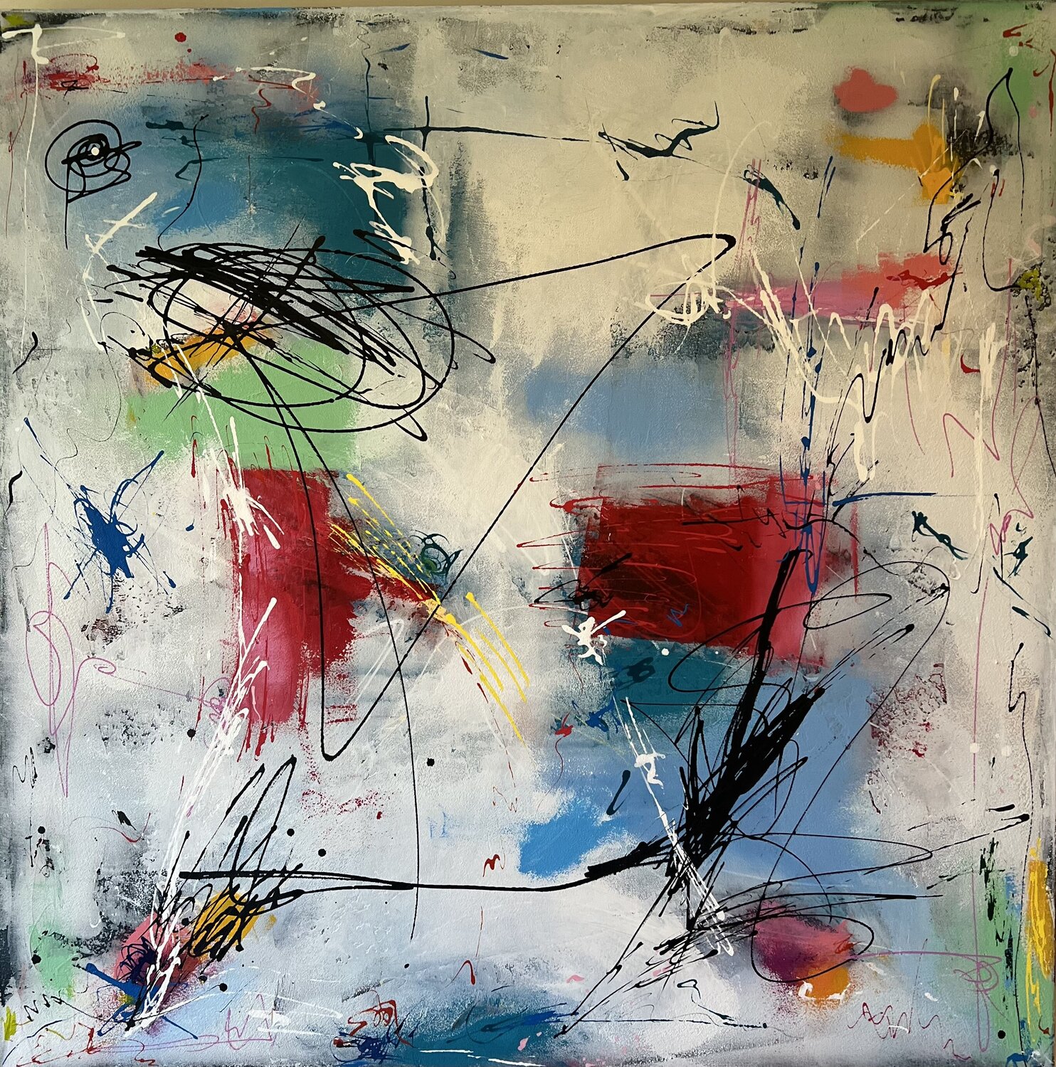 Grafitti 11 Lynn MacDonald Original painting for sale