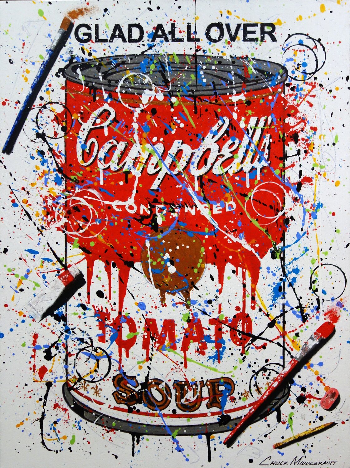 Glad All Over Chuck Middlekauff Original painting for sale