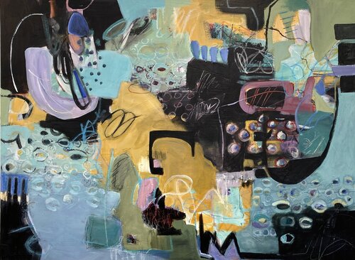 Picking Up the Pieces by Joyce Stephen, Painting for Sale on Select