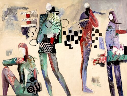 Show Preparations by Joyce Stephen, Painting for Sale on Select