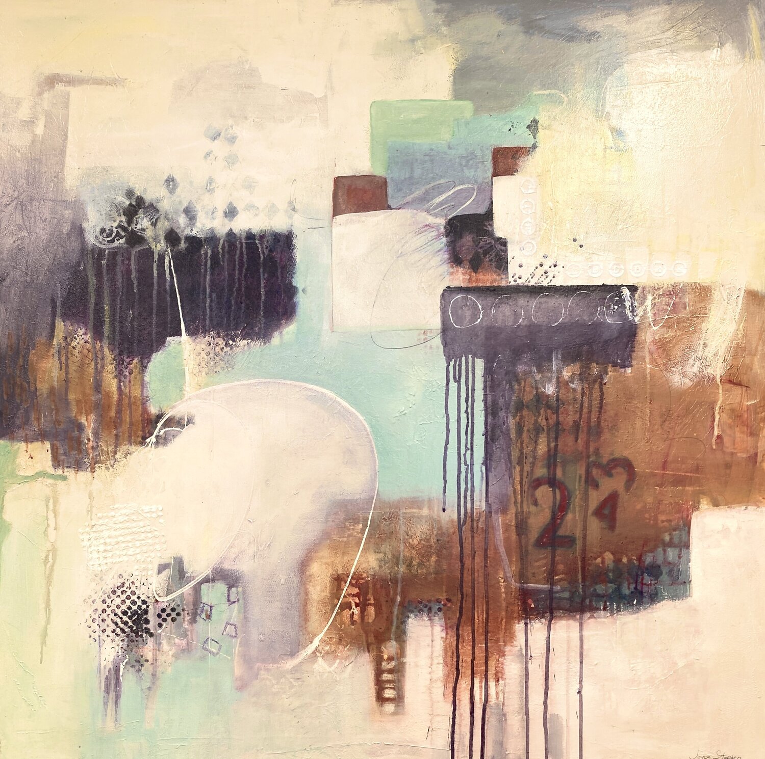 Veiled Intrigue Joyce Stephen Original painting for sale