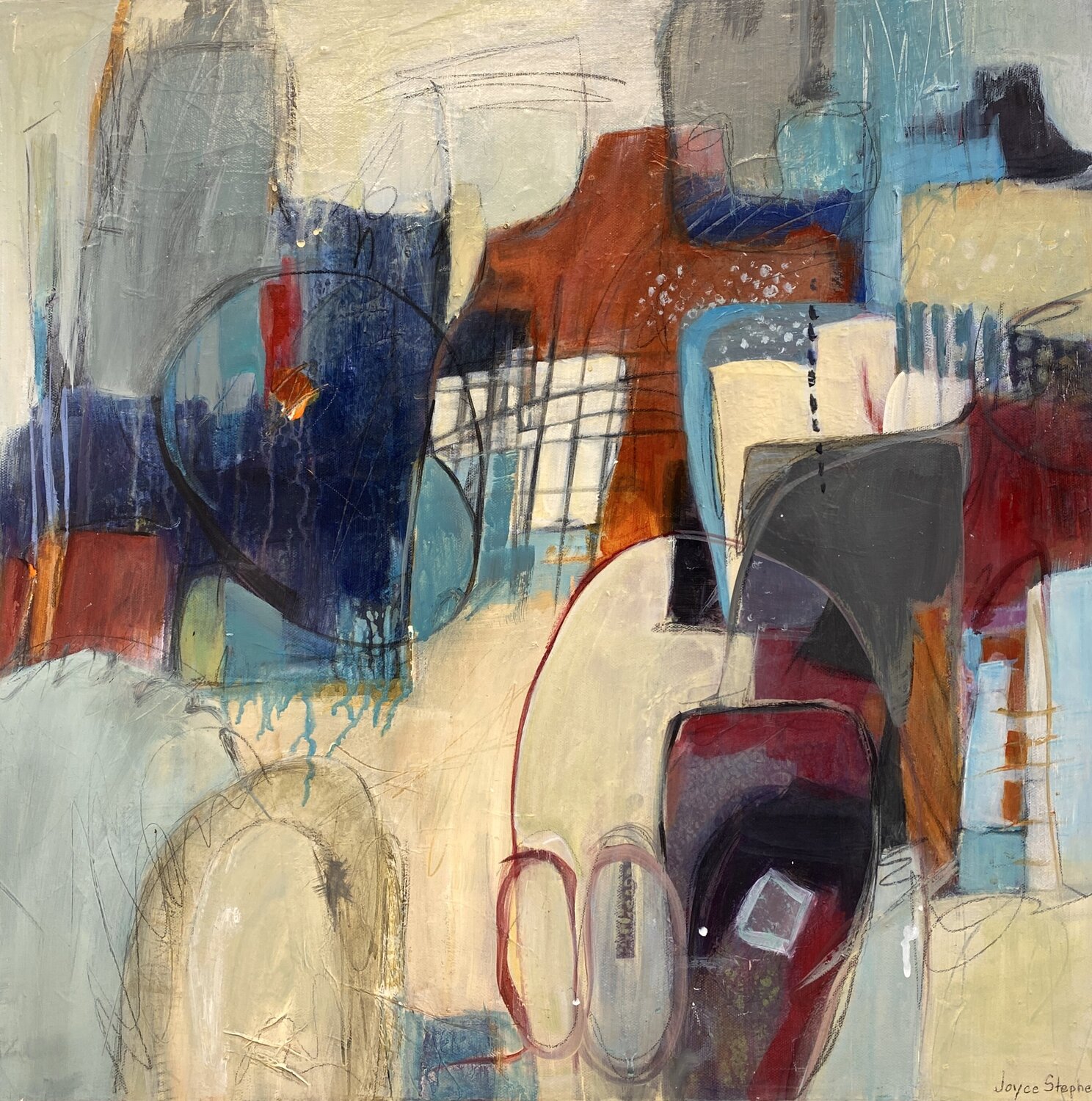 Metro Loop Joyce Stephen Original painting for sale