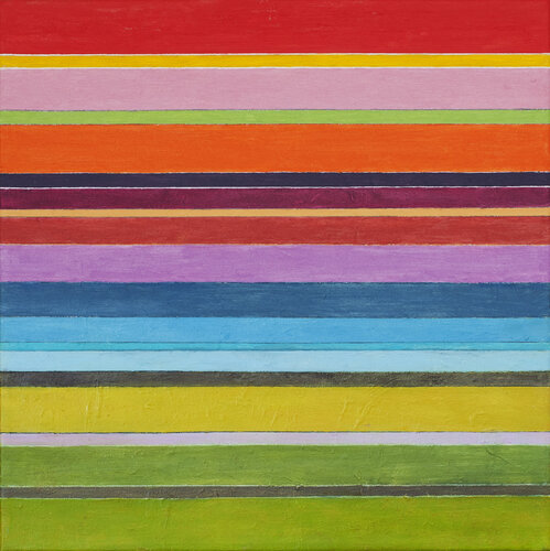 Streifen, Landschaft II by Thomas Anton Stribick, Painting for Sale on Select