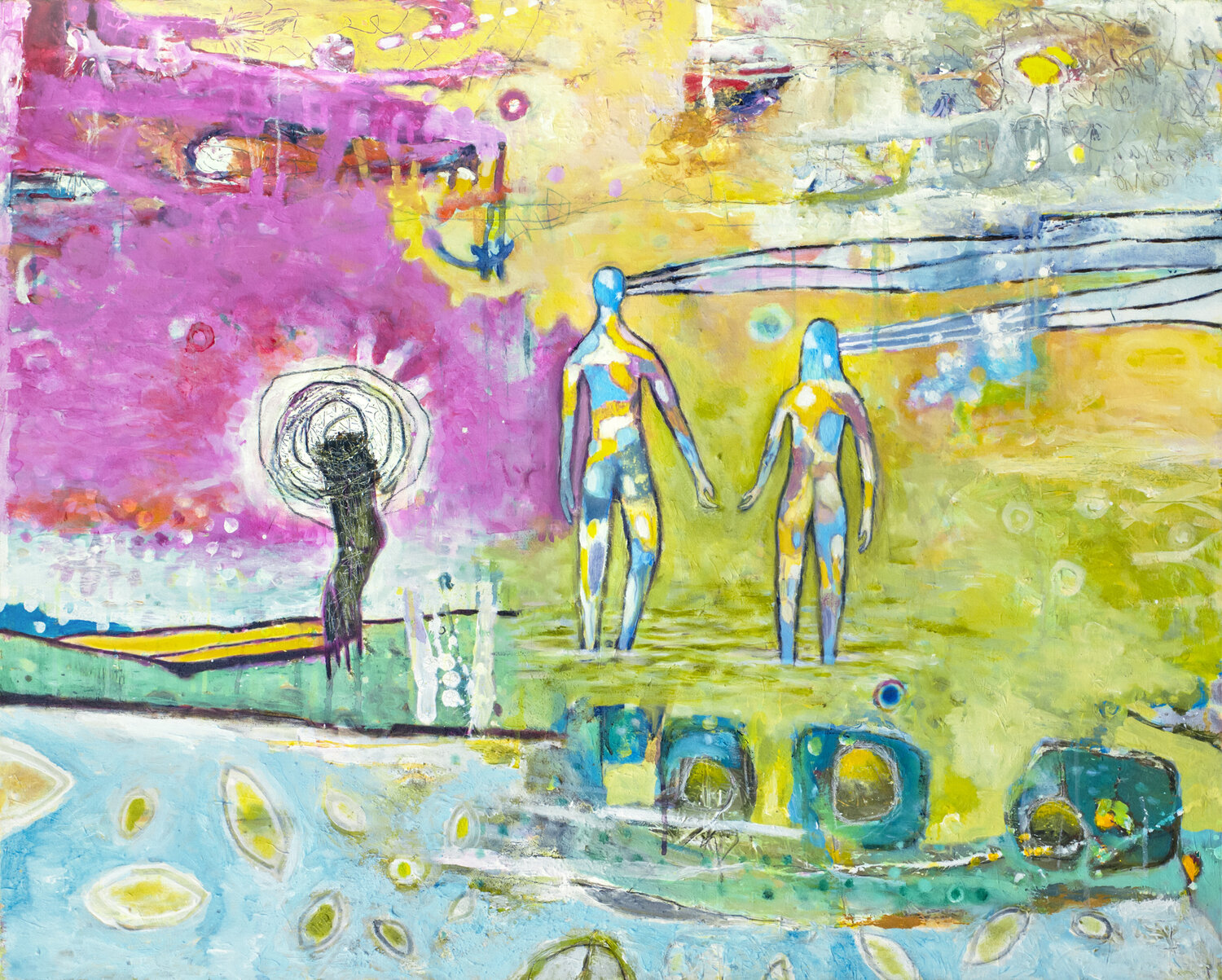 Loslassen Thomas Anton Stribick Original painting for sale