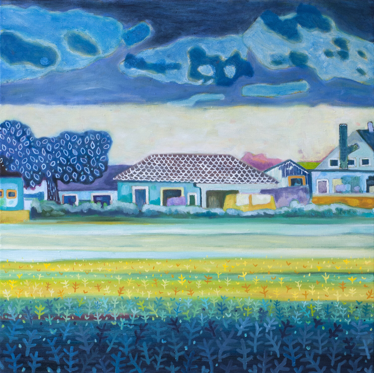 überwiegend Blau Thomas Anton Stribick Original painting for sale