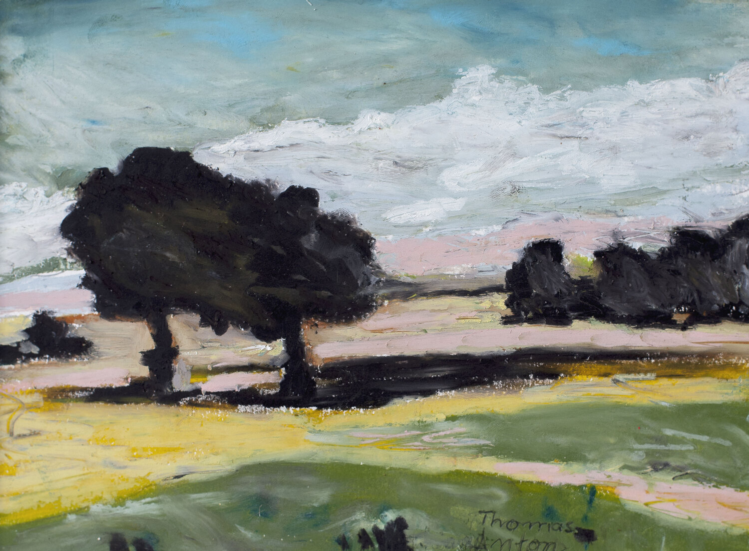 Geltinger Birk I Thomas Anton Stribick Original painting for sale