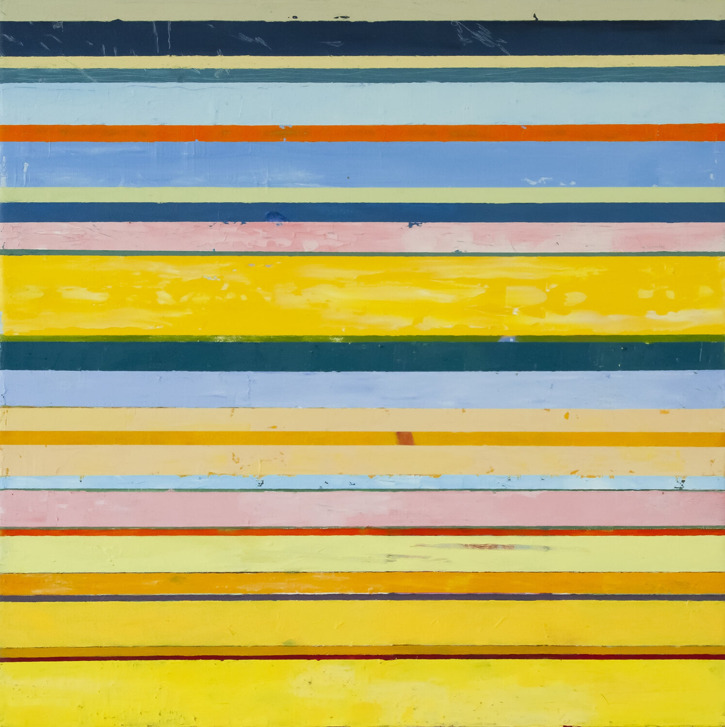 Streifen, Landschaft III Thomas Anton Stribick Original painting for sale