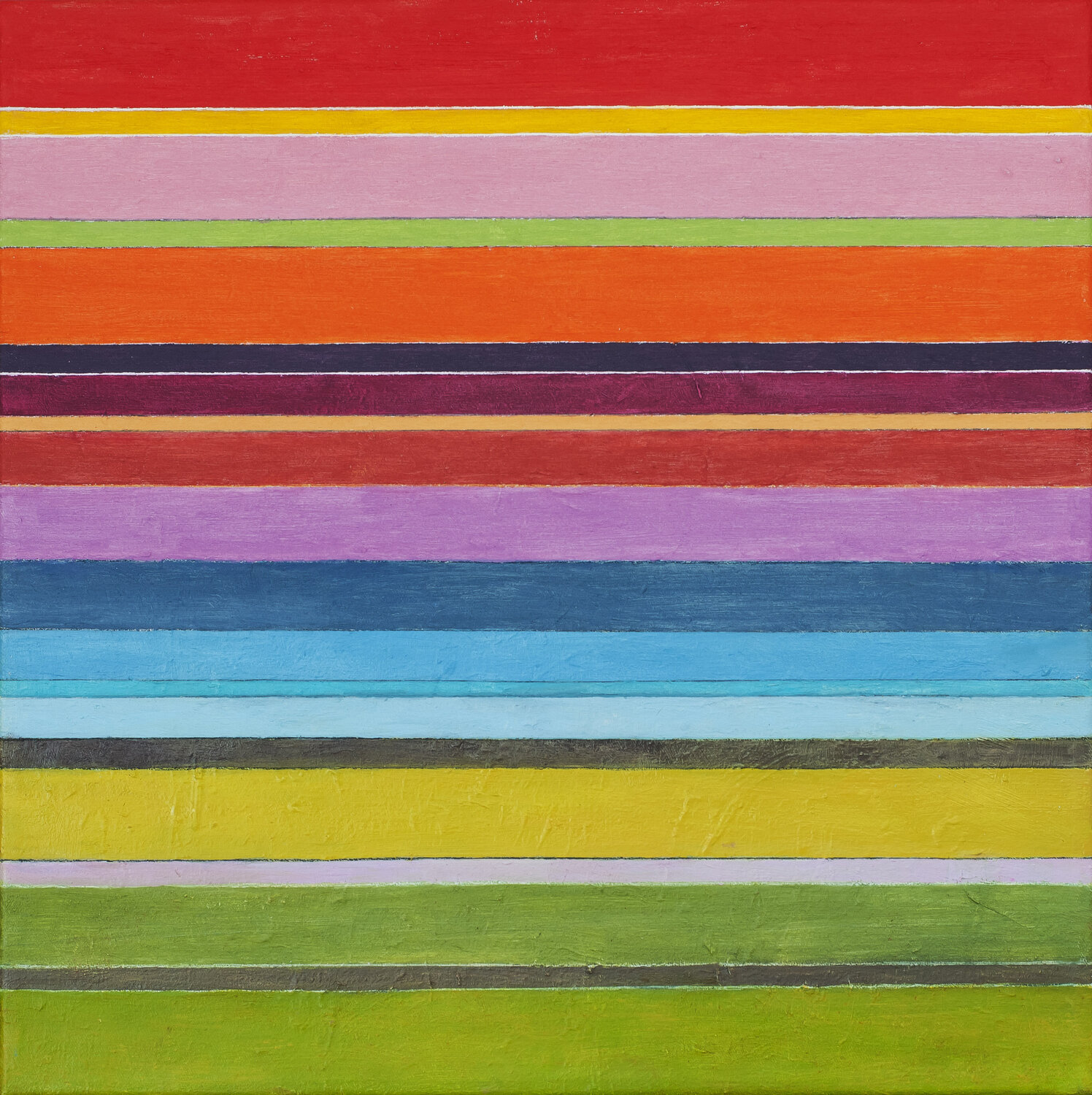 Streifen, Landschaft II Thomas Anton Stribick Original painting for sale