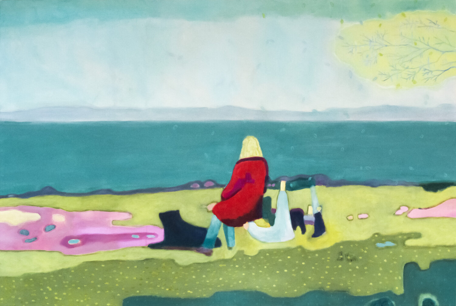 Ferne im Blick Thomas Anton Stribick Original painting for sale