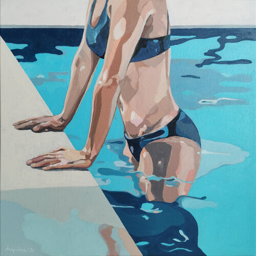 UNRUSHED [STATES OF MIND #4] by Ewa Krzywińska, Painting for Sale on Select