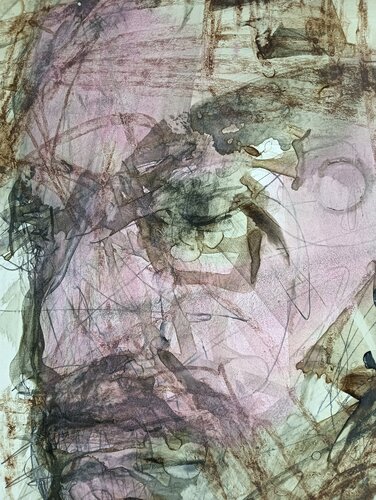 A lot on his Mind by rob Jacobs, Painting for Sale on Select