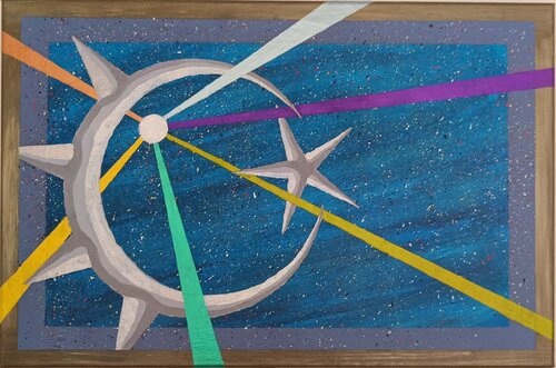 Dimension by Akay Blue, Painting for Sale on Select