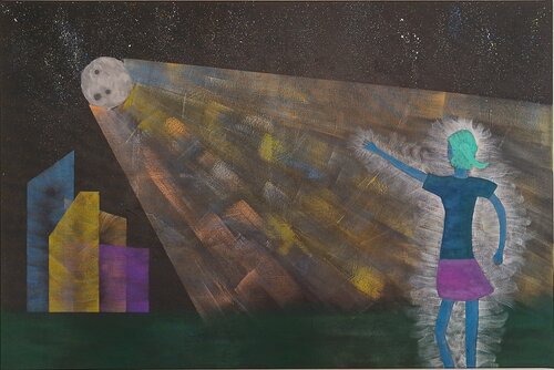 Verstrahlt by Akay Blue, Painting for Sale on Select