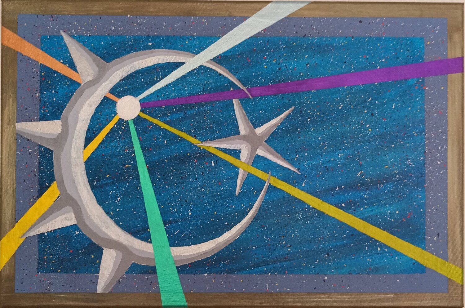 Dimension Akay Blue Original painting for sale
