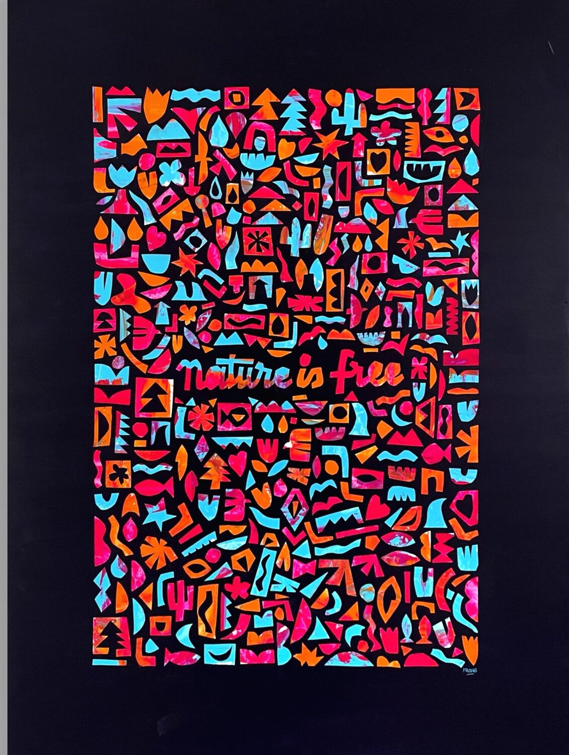 Nature is free Francis Chouquet Original painting for sale