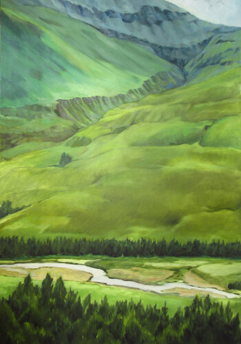 Highlands by Diana Howard, Painting for Sale on Select