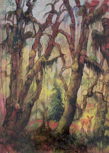 Davin's forest by Diana Howard, Painting for Sale on Select