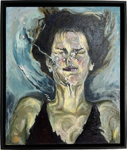 Silence intérieur by Hana Sebel, Painting for Sale on Select