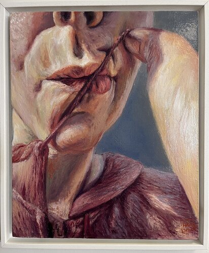 Répétition Xl - The Edge of Relief by Hana Sebel, Painting for Sale on Select