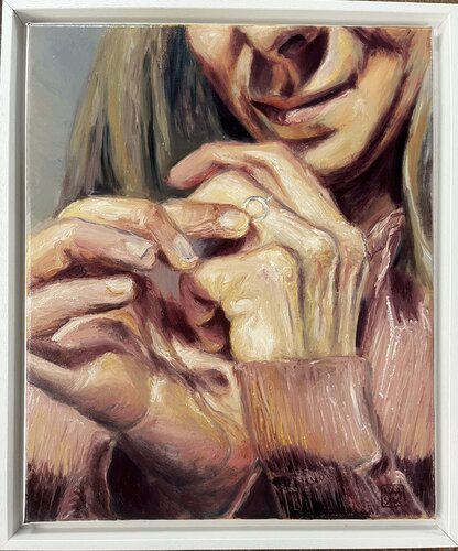 Presence tactile by Hana Sebel, Painting for Sale on Select