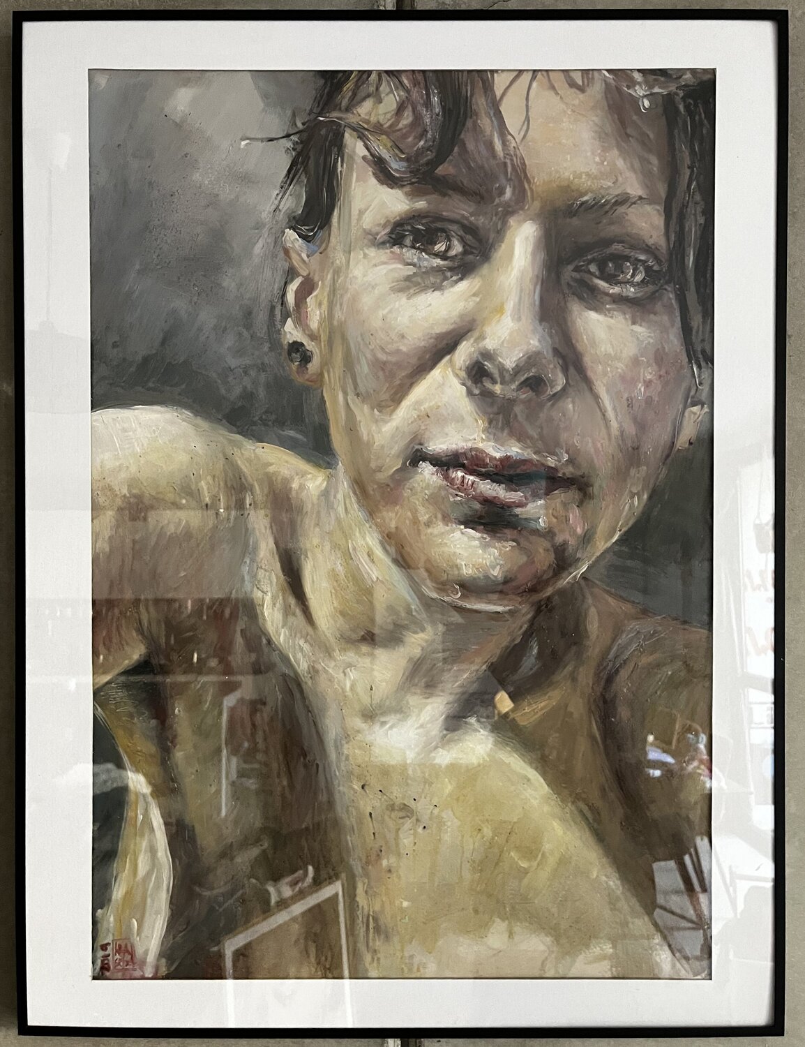Présence pure Hana Sebel Original painting for sale